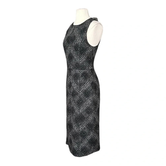 BANANA REPUBLIC Pencil Dress Wool Blend Plaid Preppy Career Minimalist, Size 4 - Picture 7 of 15